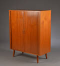 Jalousiskab, teak