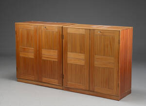 Mogens Koch. To skabsmoduler af mahogni 2 