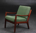 Ole Wanscher. Lænestol af mahogni, model Senator  model 166