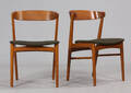 Dansk møbelproducent. Par stole af bøg og teak 2. Denne vare er sat til omsalg under nyt varenummer 5034412