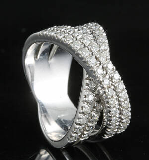 18kt diamond ring approx. 1.00ct