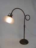 BORDSLAMPA KOPPAR, HÖJ O SÄNKBAR , H 60 - 84 CM