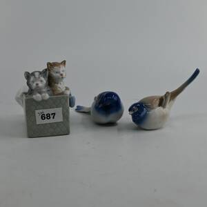  3 delar Royal Copenhagen Bing  Grönda Naol