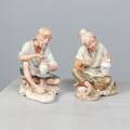 FIGURINER, 2 st, keramik