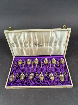 Kaffeskedar, silver vikt 115,99 g