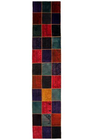 Patchwork løber 408 x 82 cm