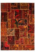 Patchwork tæppe 203 x 143 cm