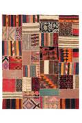 Patchwork tæppe 230 x 184 cm