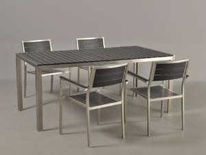 Havemøbler Spisebord samt fire stole, rustfrit stål  artwood 5 Denne auktion er annulleret - se nu vare 1946372