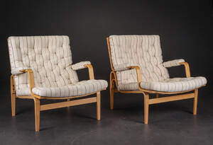 Bruno Mathsson. Par Ingrid lænestole 2