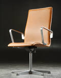 Arne Jacobsen. Oxford kontorstol, model 3273. Brown Label