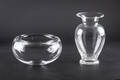 Holmegaard. Vase og skål af glas 2