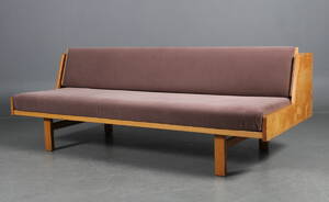 Hans. J. Wegner. Briks  sovesofa, stel af egetræ