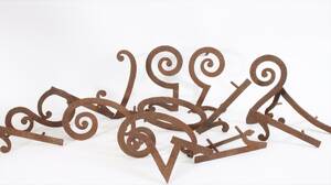 Parti fasadsiffror 181900-tal