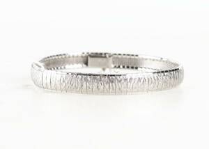 SILVERARMBAND, halvstelt.