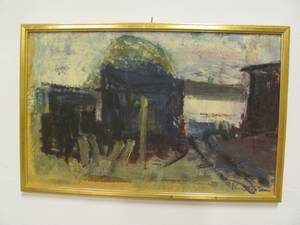 HELGE LUNDSTRÖM -68, SJÖBODAR I VIK, 40 X 25 CM