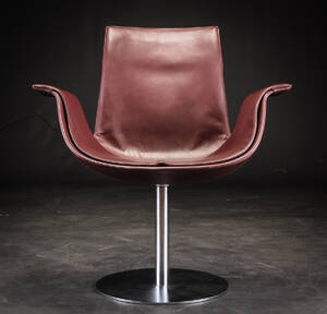 Preben Fabricius  Jørgen Kastholm. Tulip chair, model FK 6725