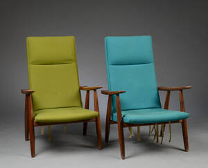 Hans J. Wegner. Par lænestole model GE-260 A 2
