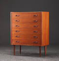 Kommode af teak, 1950erne, dansk møbelproducent