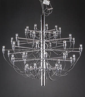 Gino Sarfatti for Flos. Lysekrone, model 209750