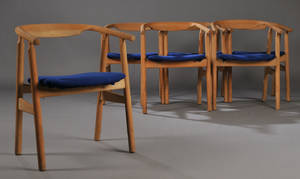 Hans J. Wegner 1914 -2007. Seks armstole model GE-601 6