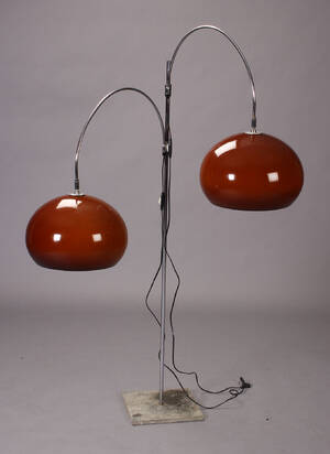 Dansk lampeproducent. Standerlampe, 1970erne
