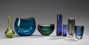 Holmegaard, Orrefors m.fl. Samling vaser af glas 7