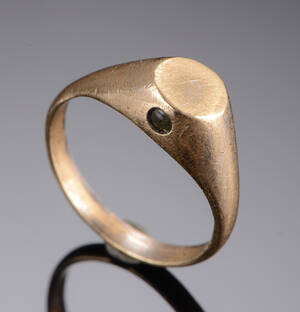 Erotisk ring af messing