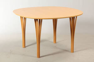 Piet Hein  Bruno Mathsson Ellipse spisebord, bøgetræ 