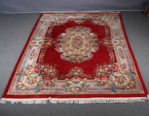 Kinesisk silketæppe. 370 x 270 cm.