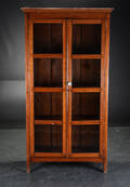 Asien. Vitrine, teak