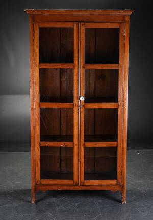 Asien. Vitrine, teak