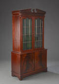 Vitrineskab af mahogni