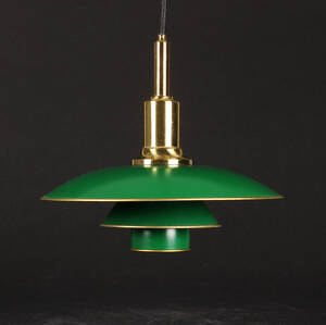Poul Henningsen, PH 32 pendel, grønlakeret