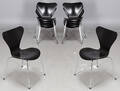 Arne Jacobsen, Fritz Hansen, stolar 3107 Sjuan, 12 st 