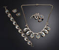 Hermann Siersbøl. Smykkesæt af sølv 5