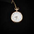 Fickur, 14k guld. Diameter 5 cm