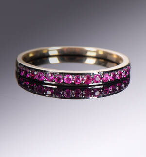 Ring af 14 kt. Guld Denne vare er sat til omsalg under nyt varenummer 4860352