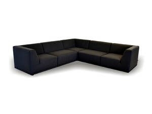 COUZ 151. Modulsofa bestående af 5 moduler, betrukket med slidstærkt SOHO stof i Antrazit. Designet af COUZ DESIGN TEAM