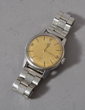 Omega, herrearmbåndsur af rusfrit stål