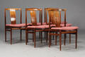 Dansk møbelproducent. Spisestole, palisander, 1960erne 6