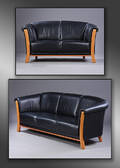 Dansk møbelproducent. Tre og to-pers. sofa 2 