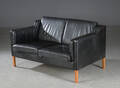 Stouby. To-pers sofa, læder