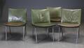 Hans Jørgen Wegner. Sæt på fire lufthavnsstole 4 Denne vare er sat til omsalg under nyt varenummer 4842307