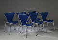 Arne Jacobsen. Seks syverstole model 3107 6  Denne vare er sat til omsalg under nyt varenummer 4843158