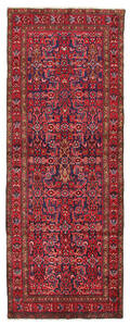 Persisk handknuten gallerimatta, Arak, 386x108 cm