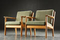 Hans J. Wegner. Par lænestole af eg, model 265 2