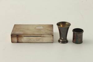 Cigarettskrin  koppar, 3 delar