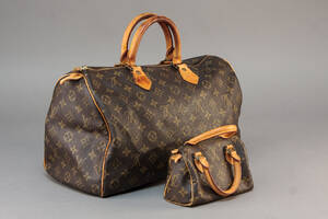 Louis Vuitton. Taske, model Speedy 35 med mini taske 2