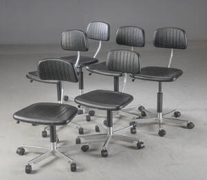 Jørgen Rasmussen. Seks Kevi kontorstole 6